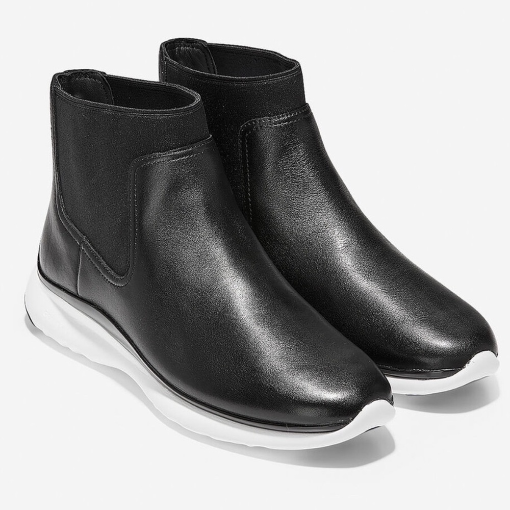 Cole Haan Black Zerogrand Ankle Boots